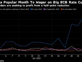 交易员大举押注欧洲央行年中前会有单次50个基点的降息行动