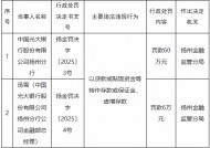 光大银行扬州分行被罚60万元：以贷款或贴现资金等转作存款或保证金，虚增存款